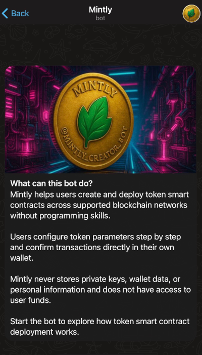 Mintly app screenshot